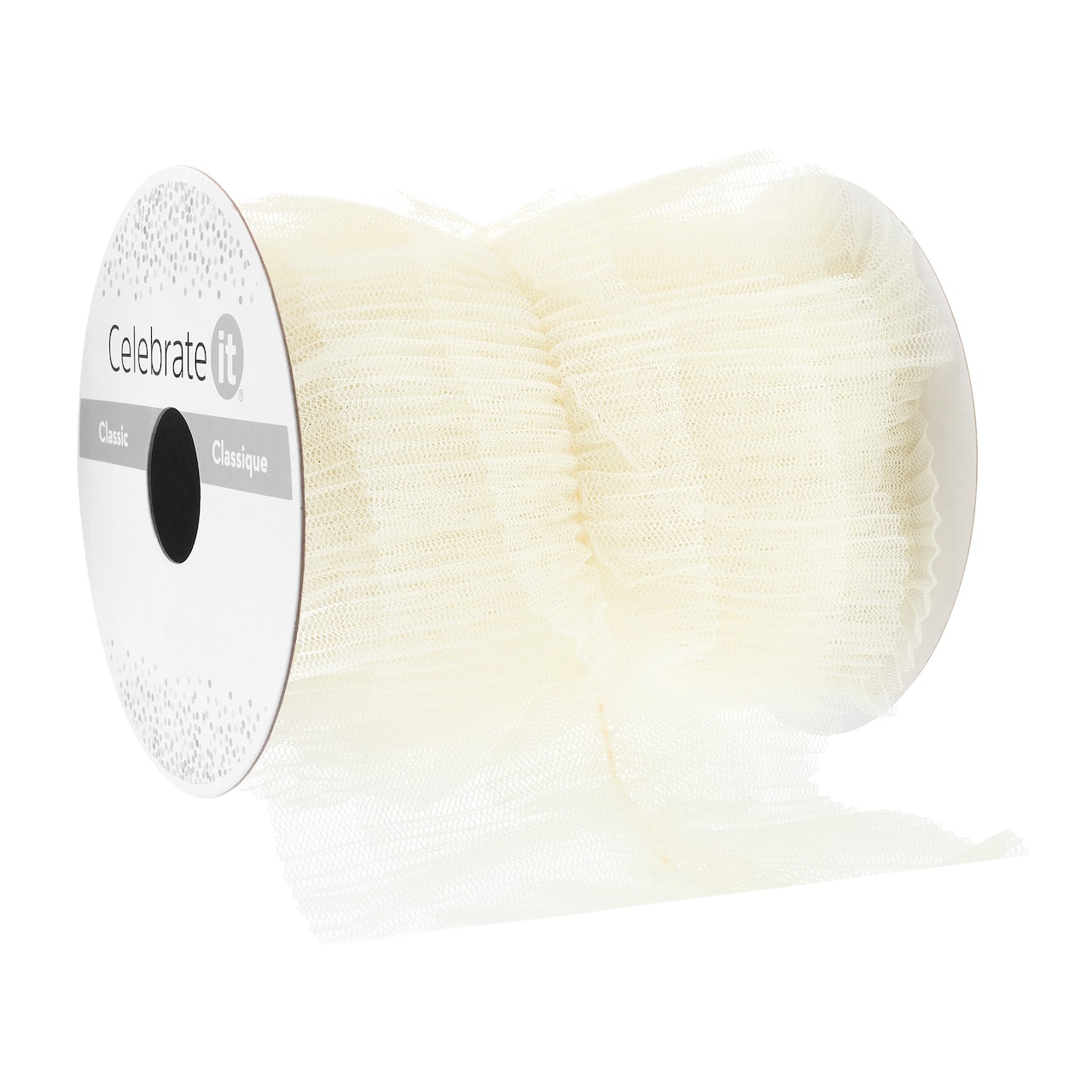 4" x 2yd. Layered Tulle Ribbon by Celebrate It® Classic